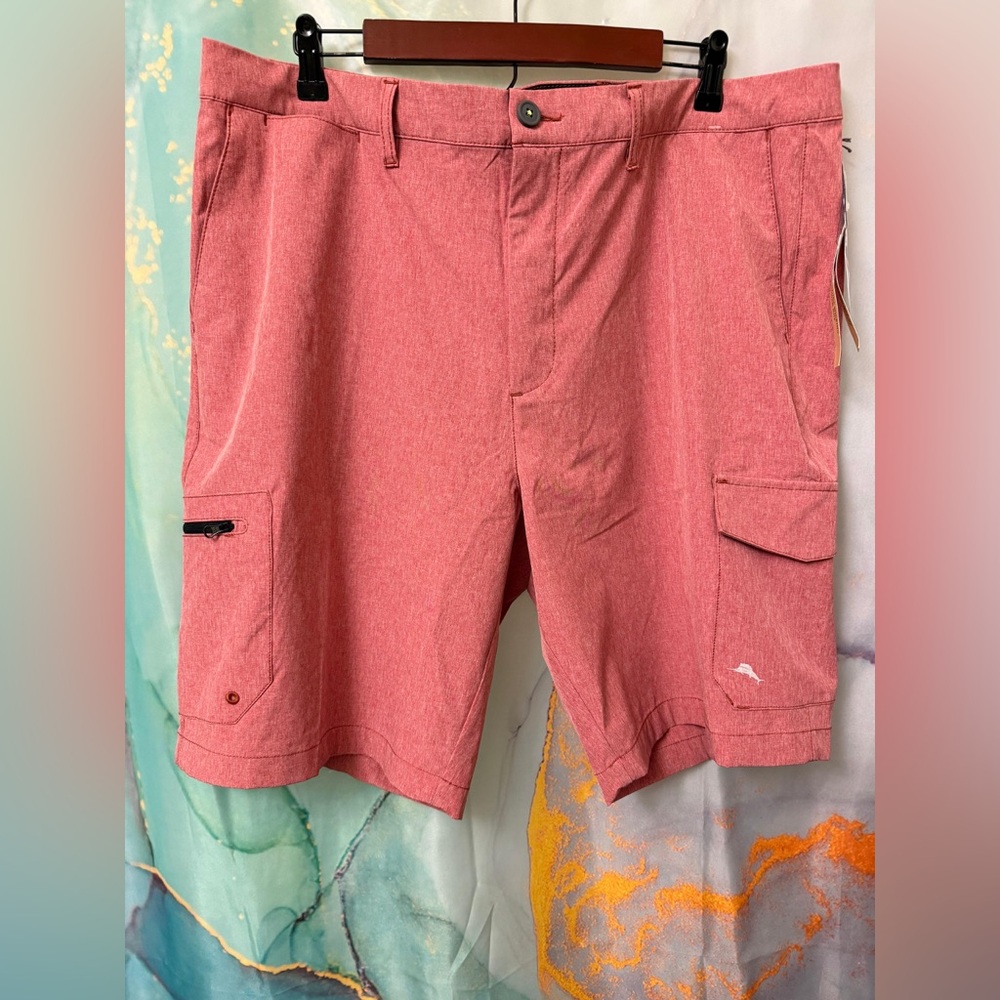 NWT- Tommy Bahama "Bahama Island" Cargo Shorts - Chili Pepper
